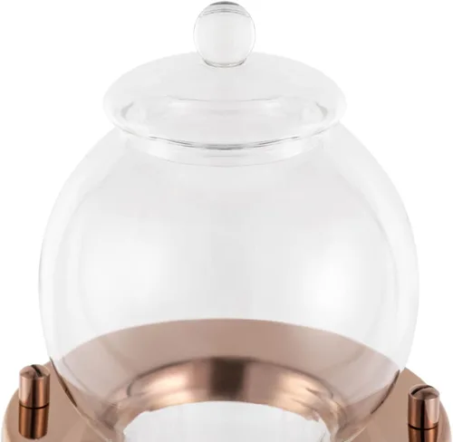 Miniatura 6 de Cafetera de café helado, torre de goteo en frío, máquina de café helado de madera, acero inoxidable y vidrio de borosilicato, olla para compartir