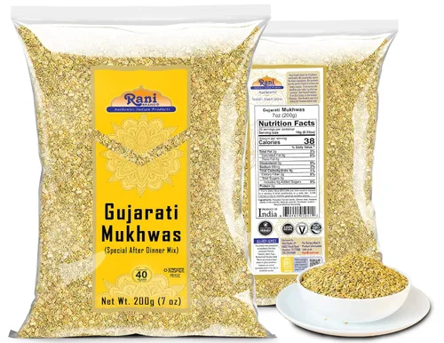 Miniatura 2 de Rani Gujarati Mukhwas (Mezcla especial para después de la cena) 7 oz (200 g) ~ Vegano Kosher Apto para gluten Sin colores De origen indio