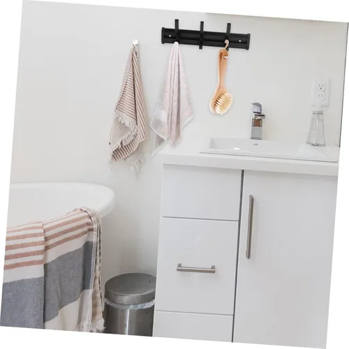 Miniatura 9 de DOITOOL Percha de baño para almacenamiento de inodoro, ganchos para ducha, gancho para toallas de baño