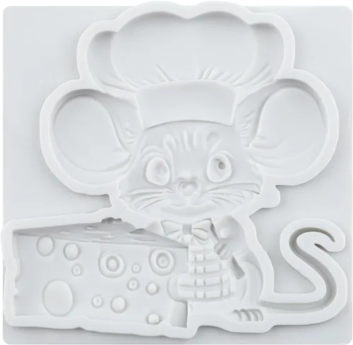 Miniatura 9 de Lingzhi Molde de silicona para ratón, molde para fondant de queso, para decoración de pasteles, chocolate, dulces, cupcakes, pasta de goma