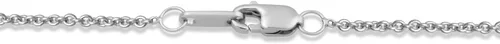 Miniatura 3 de Jewelili Collar con colgante familiar de plata de ley, 18 pulgadas