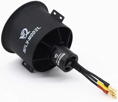 Ventilador conducido de 3.150 in EDF 12 cuchillas con motor sin escobillas RC de 3280-1450KV con controlador de velocidad eléctrico 120A ESC 3-6S