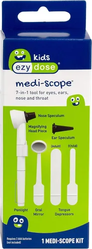 Miniatura 2 de Ezy Dose Kids - Kit de alcance médico Herramienta 7 en 1 para ojos, oídos, nariz y garganta Otoscopio Verificar infecciones de oído, dolor