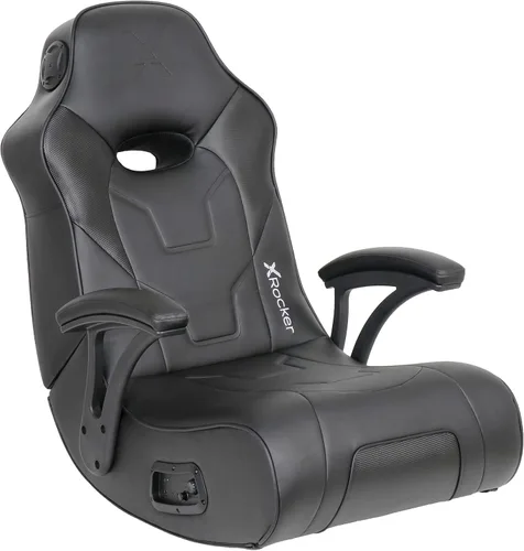 Miniatura 8 de X Rocker Video Gaming Floor Rocker Chair, Built-in Audio, College Dorm Essentials for Guys and Girls, Bedroom, Foldable, Gifts for Gamers