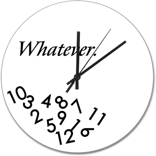 Miniatura 46 de Reloj de pared de madera rústica personalizado de 10 pulgadas, silencioso sin tictac, funciona con pilas, para sala de estar, dormitorio, cocina, En