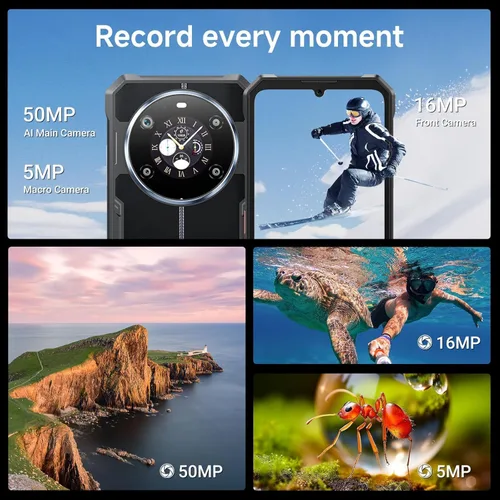 Miniatura 5 de FOSSIBOT 2026 F109 5G teléfono resistente desbloqueado, 24GB+256GB+2TB, batería 10600mAh teléfonos impermeables, teléfonos celulares Android 14