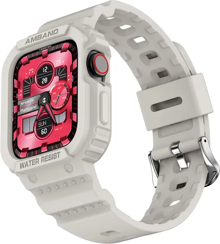 Miniatura 18 de amBand E1 Sport Case Band for Apple Watch Ultra 3/2/1 & SE 3/2/1 & Series 11 10 9 8 7 6 5 4 3 49mm 46mm 45mm 44mm 42mm 41mm 40mm 38mm, Shockproof &