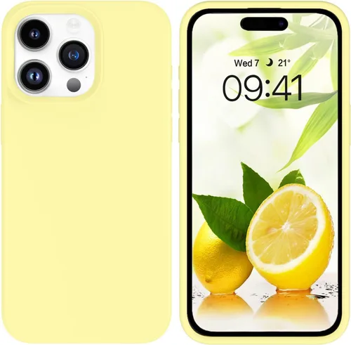 Miniatura 165 de GUAGUA Funda compatible con iPhone 17 Pro Max de 6.9 pulgadas, silicona líquida, goma de gel suave, delgada, forro de microfibra delgada