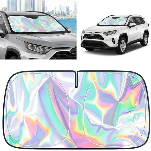 Miniatura 70 de Parasol para parabrisas Honda HR-V 2023-2025 – Cubierta plegable para parabrisas para accesorios HRV Protege el coche de los rayos solares