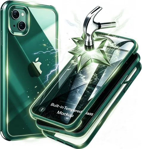 Miniatura 14 de Funda para iPhone 11 con protector de pantalla [vidrio templado 9H integrado], protección de cuerpo completo 360 de doble capa protectora