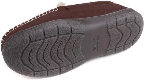 Miniatura 3 de Zigzagger - Pantuflas estilo mocasín de microgamuza y espuma viscoelástica, para hombre