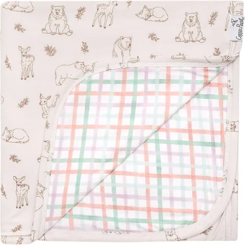 Miniatura 34 de Copper Pearl Manta de bebé de tres capas: edredones suaves para bebés para niños y niñas, transpirable, acogedora, manta para niños pequeños