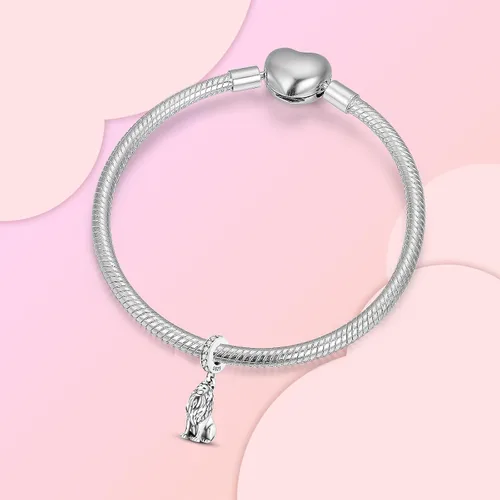 Miniatura 78 de Abalorios de plata de ley 925 con letras de la A ~ Z, para pulseras, collares, Día de San Valentín, Día de la Madre, joyería regalos para mujeres