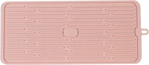 Miniatura 11 de Tapete pequeño para secar platos, tapetes de silicona para encimera de cocina, 11.5 x 9.1 pulgadas, para estante sobre el fregadero, ollas