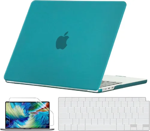 Miniatura 23 de GVTECH Funda para MacBook Air de 13 pulgadas (2010-2017) A1369 A1466 carcasa rígida de plástico, carcasa negra