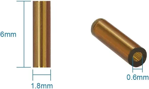 Miniatura 5 de Pandahall - Cuentas de cristal con forro plateado de 1.76 x 0.76 pulgadas, tubo transparente, cuentas espaciadoras de semillas de vidrio sueltas