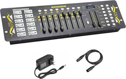 Miniatura 9 de Controlador DMX 54 Canales Mini DMX 512 para DJ, Escenario y Luces LED