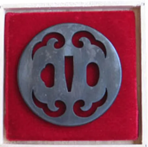 Miniatura 13 de Handmade Sword - Espada Samurai de aleación de hierro Tsuba, con caja de madera, para espadas Katana Wakizashi iron alloy tsuba hand guard, choose