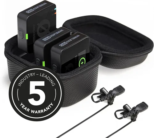 Miniatura 2 de RØDE Wireless GO III (Gen 3) - Micrófono inalámbrico compacto - Audio impecable, grabación flotante de 32 bits, control automático de nivel
