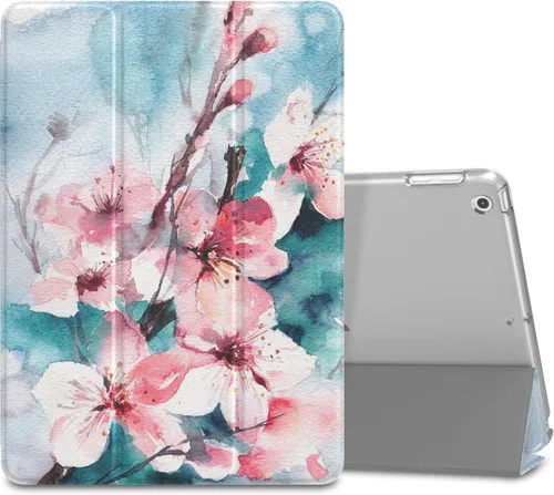 Miniatura 32 de MoKo Funda para iPad 9.7 2018/2017 de 5ª / 6ª Generación - Funda delgada y ligera con soporte para Smartphone con parte trasera translúcida
