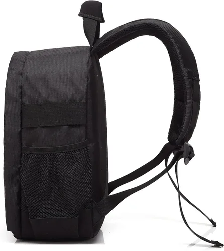 Miniatura 3 de Mochila impermeable para cámara SLR/DSLR, bolsa de hombro, estuche de viaje para lentes digitales Canon Nikon Sony (mediano, gris)