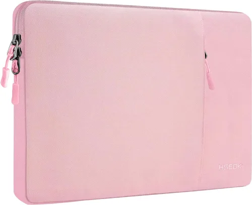 Miniatura 14 de Hseok - Funda para portátil de 15.6 pulgadas, funda con manga a prueba de golpes y repelente al agua con bolsillo para accesorios, compatible
