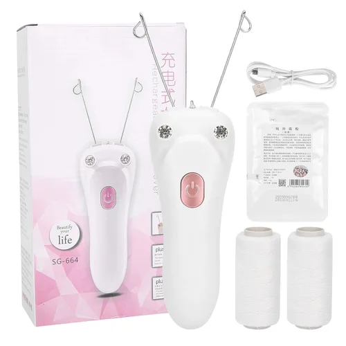 Depiladora eléctrica de belleza para mujer, depiladora de belleza facial eléctrica inalámbrica, depilación facial para mujeres, removedor de vello