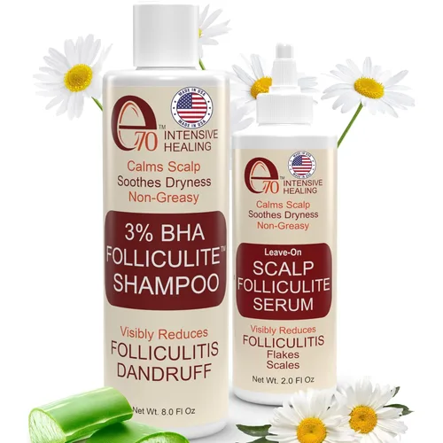 Miniatura 10 de Acondicionador de tratamiento de foliculitis con 3% de BHA, ácido salicílico, aceite de árbol de té y extractos de manzanilla, antipicazón