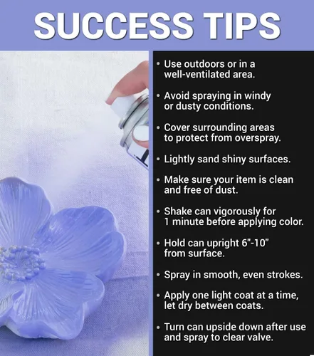 Miniatura 8 de COLORSHOT Pintura en aerosol brillante, aromaterapia (lavanda) 10 onzas, paquete de 4, pintura acrílica de secado rápido, uso en interiores