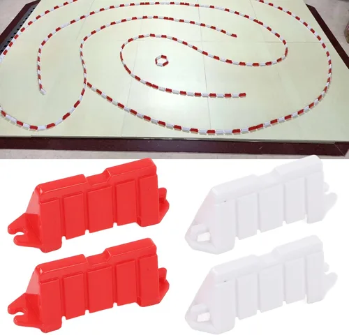Miniatura 5 de RiToEasysports Barrera de carretera a control remoto, 120 unidades, control remoto de barreras de carretera RC Drift Race Road Barrier RC Drifting