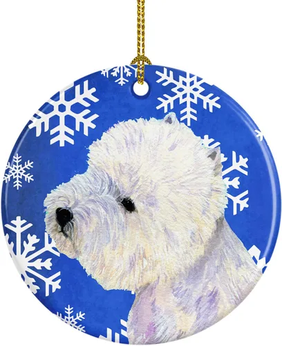 Miniatura 24 de Caroline's Treasures Cavalier Spaniel - Adorno de cerámica para colgar en el árbol de Navidad, para el hogar, Navidad, fiestas, regalo, 3 pulgadas