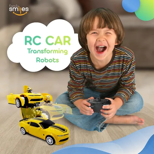 Miniatura 7 de Juguete de control remoto para niños, coche deportivo, robot transformador, vehículo a control remoto, juguetes para niños de 8 a 12 años