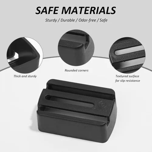 Miniatura 3 de Protector de liberación de hebilla para asientos infantiles, ayuda a prevenir el prensado accidental por parte de los niños, paquete de 2 (negro)