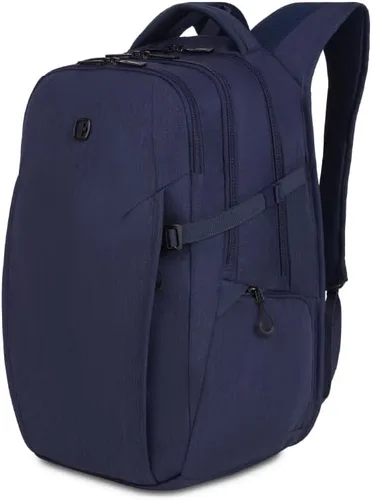 Miniatura 16 de SwissGear Mochila para laptop, Azul marino jaspeado