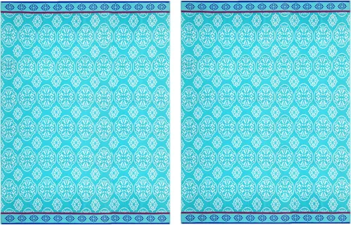 Miniatura 22 de COTTON CRAFT - Toalla de playa extra ancha con rayas ombre para dos, 147.3 x 172.7 cm - Algodón puro - Tela jacquard doble gruesa de felpa súper