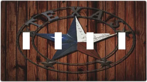 Miniatura 46 de Mid Century Morden Boho - Placa de pared para interruptor de luz dúplex de 1 banda, placa frontal decorativa eléctrica para receptáculo para baño