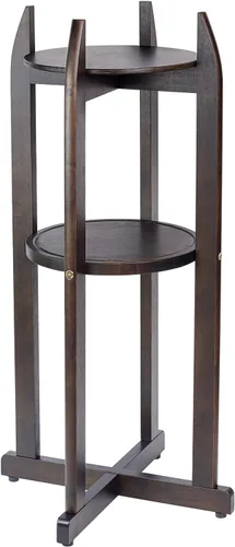 Miniatura 9 de Soporte dispensador de agua de madera maciza natural (32.8 pulgadas de alto-11.2 pulgadas de ancho) Soporte de suelo de cerámica para dispensador