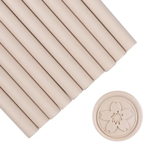 Miniatura 12 de SHOWIN Varillas de cera de sellado para pistola de pegamento para sello de cera, dorado metálico, ideal para invitaciones de boda, sobres