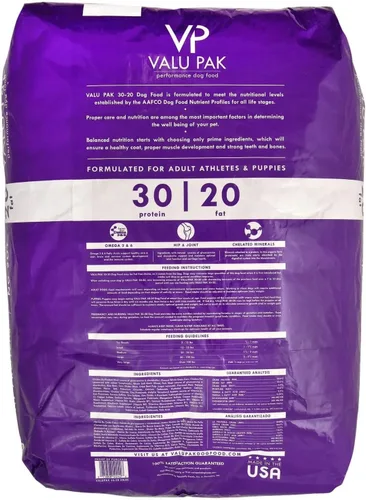 Miniatura 2 de Valu-Pak Comida para perros 30-20 Bolsa morada 50 libras