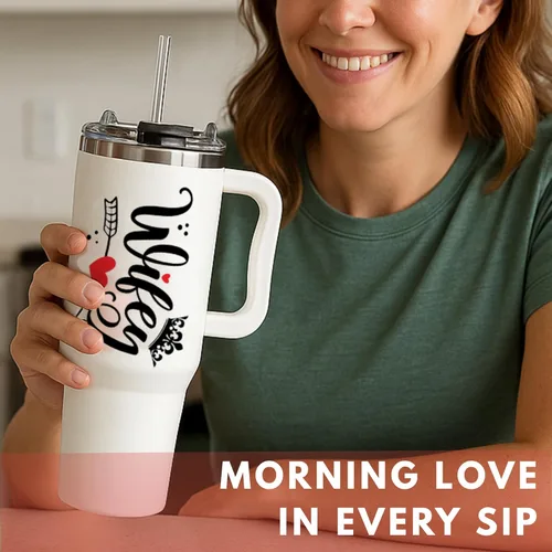 Miniatura 6 de Regalos de Navidad para Esposa – Vaso Térmico de 40 Oz para Esposa de parte del Marido, Regalos para Esposa en Cumpleaños y Aniversario, Ideas