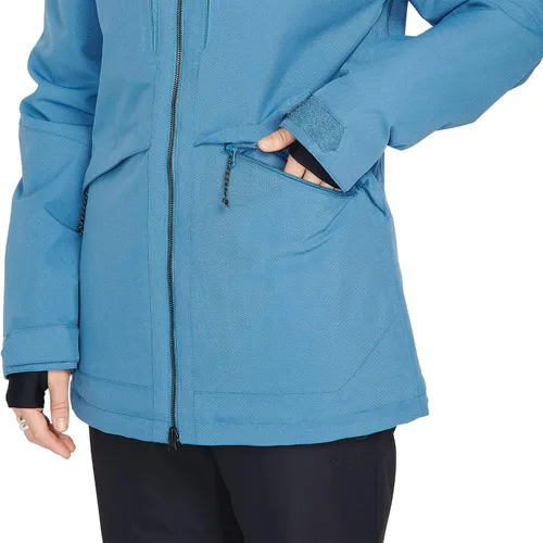 Miniatura 7 de Volcom Shelter 3D - Chaqueta con capucha para mujer, con aislamiento elástico, para snowboard, esquí, invierno