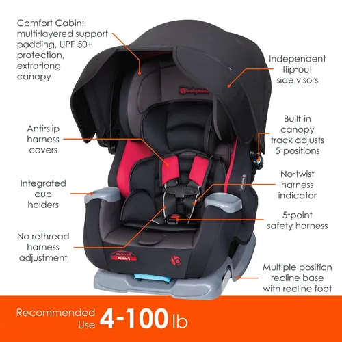Miniatura 2 de Baby Trend Cover Me™ Asiento de automóvil convertible 4 en 1, Scooter