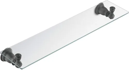 Miniatura 7 de Moen YB5490ORB Kingsley - Estante decorativo de cristal para tocador de baño, 20 pulgadas de ancho x 5 pulgadas de profundidad, bronce aceitado Oil