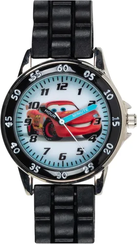 Miniatura 5 de Accutime Disney Pixar Cars Lightning McQueen Reloj de enseñanza del tiempo para niños con esfera interactiva de carreras