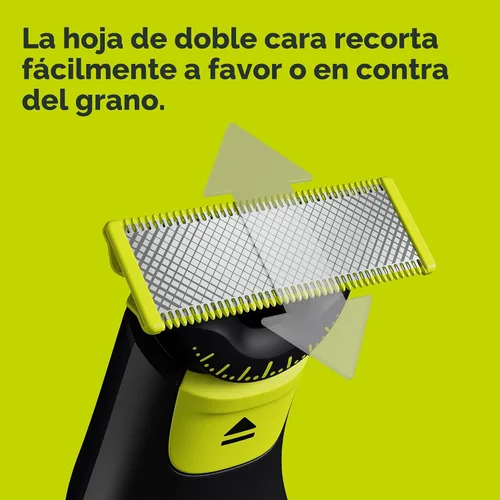 Miniatura 7 de Philips Norelco OneBlade 360 Hojas de Reemplazo, para Afeitadora y Cortadora Eléctrica OneBlade, Acero Inoxidable Duradera, Recorta, Bordea