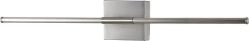 JONATHAN Y Aplique de pared LED integrado de níquel de 28 pulgadas, luz de tocador de metal para espejo de baño, dormitorio, pasillo, elegante