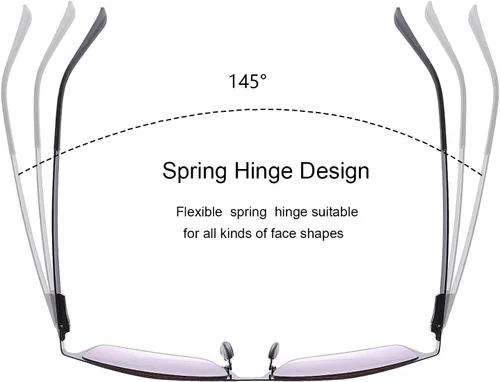 Miniatura 2 de Lentes de lectura de lente completa, protección UV, bisagras de resorte, lentes de sol anti luz azul, lectores de sol para hombres y mujeres,
