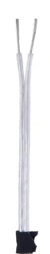 Miniatura 3 de B&P Lamp® Plata transparente, carrete de 250 pies, cable de lámpara de plástico 18/2, tamaño SPT-1