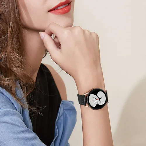 Miniatura 6 de Wanme Correa de repuesto para Samsung Galaxy Watch 4 de 1.575 in y 1.732 in, Galaxy Watch 4 Classic de 1.654 in y 1.811 in, para mujeres y hombres