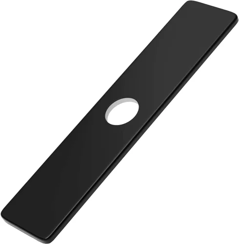 Miniatura 8 de BWE - cuadrado de cromo de 10 pulgadas para la llave del fregadero de la cocina, para cubrir hoyo en la cubierta, P-11N Níquel cepillado